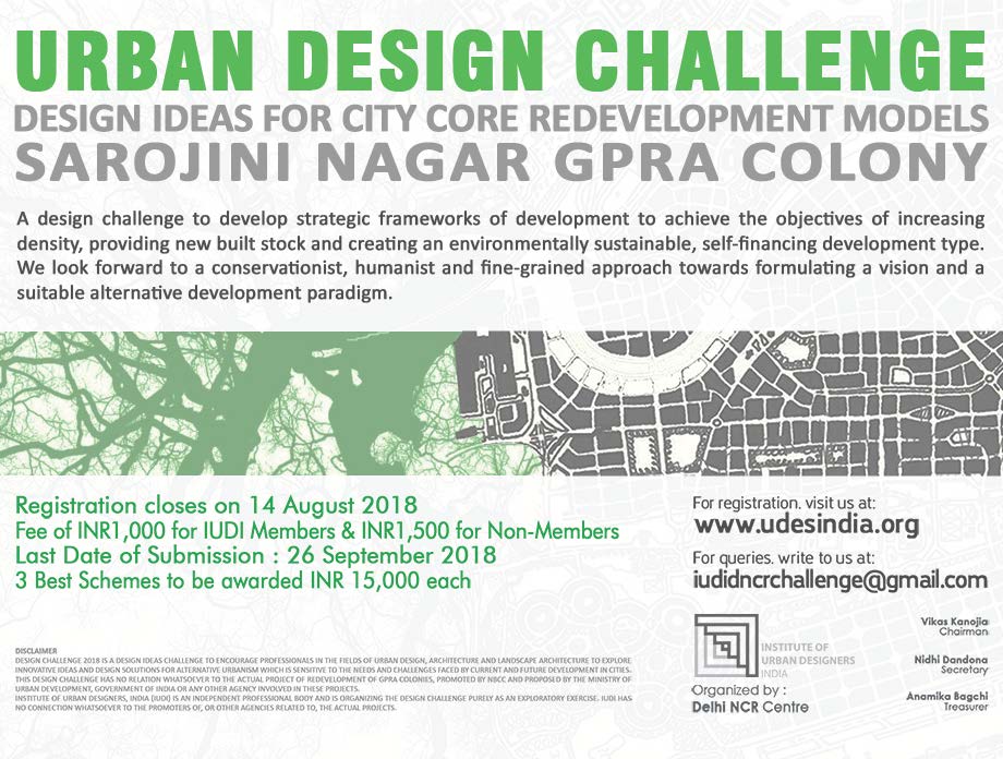 Poster, Design Challenge for Redevelopment of Sarojini Nagar